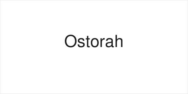 Ostorah Logo