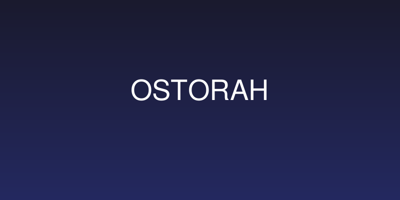 Ostorah Social Header