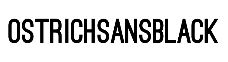 Ostrich Sans Black  नि: शुल्क फ़ॉन्ट्स डाउनलोड