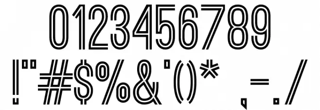 Ostrich Sans Bold Font OTHER CHARS