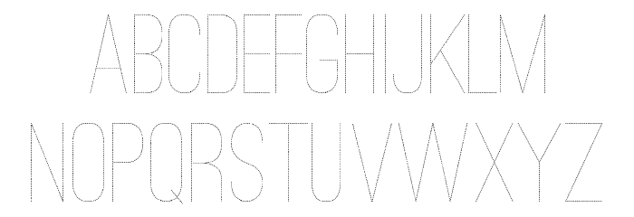Ostrich Sans Dashed Medium Font LOWERCASE