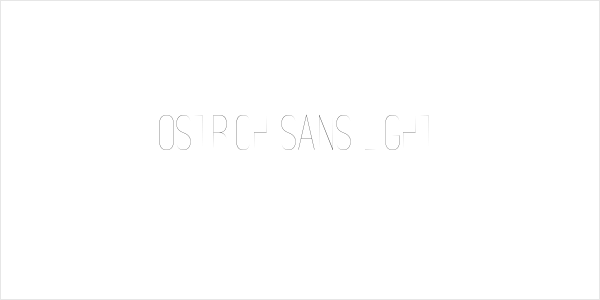 Ostrich Sans Light Logo