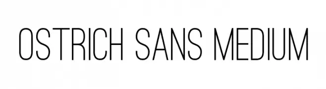 Ostrich Sans Medium  baixar fontes gratis