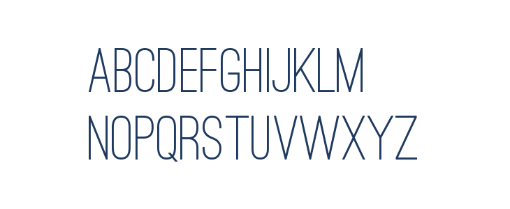 Ostrich Sans Medium Uppercase