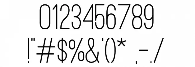 Ostrich Sans Rounded Medium Font OTHER CHARS