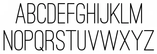 Ostrich Sans Rounded Medium फ़ॉन्ट अपरकेस