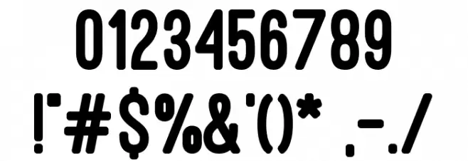 OstrichSans-Heavy Font OTHER CHARS