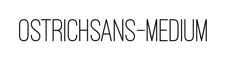 OstrichSans-Medium  नि: शुल्क फ़ॉन्ट्स डाउनलोड