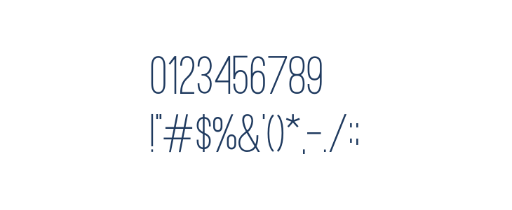 OstrichSans-Medium Other Characters