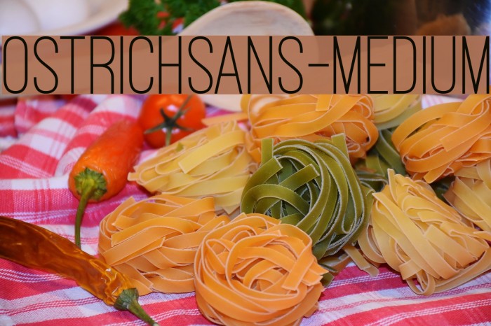 OstrichSans-Medium Example 1