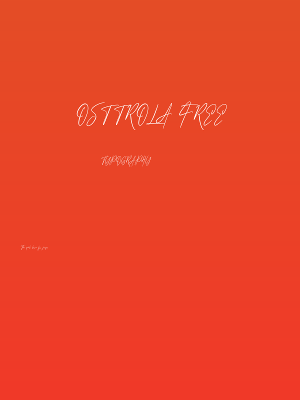 Osttrola Free Poster