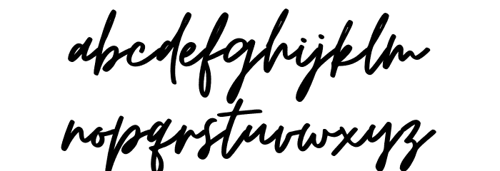 OsulentSignature Font LOWERCASE