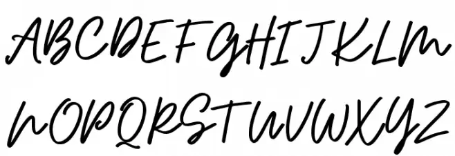 OsulentSignature Шрифта ВЕРХНИЙ