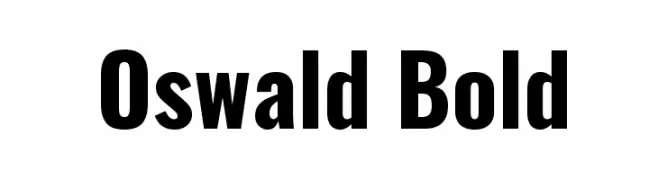 Oswald Bold  Descarca Fonturi Gratis