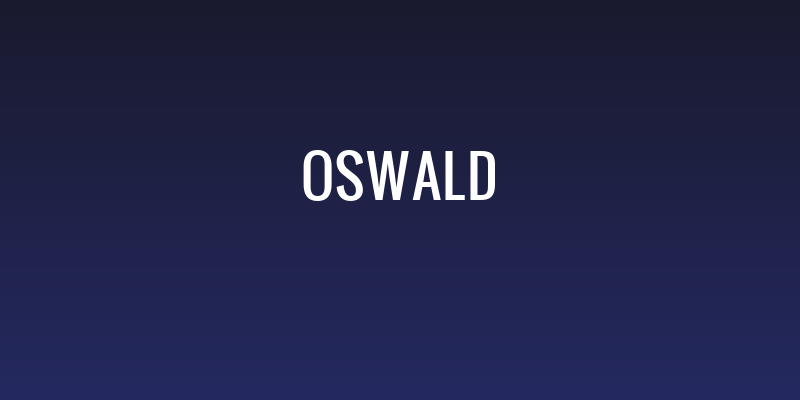 Oswald Social Header