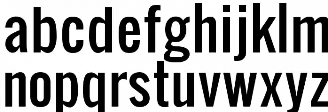 Oswald خط أحرف صغيرة