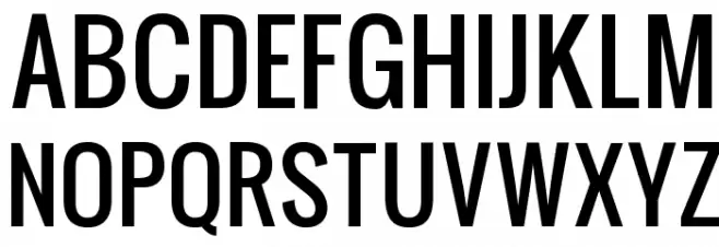 Oswald Schriftart Groß