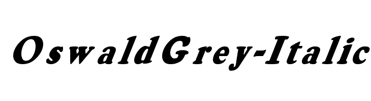 OswaldGrey-Italic  नि: शुल्क फ़ॉन्ट्स डाउनलोड