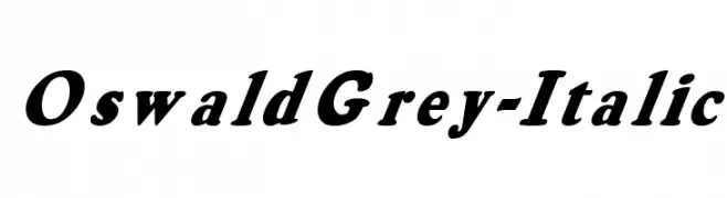 OswaldGrey-Italic 