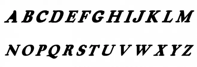 OswaldGrey-Italic फ़ॉन्ट अपरकेस