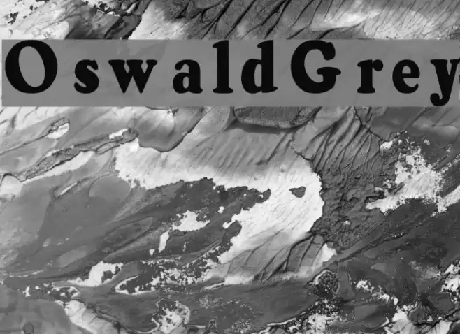 OswaldGrey Шрифта examples