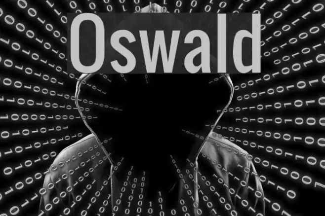 Oswald Font examples