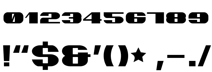 OTF® Glusp Bold Font OTHER CHARS