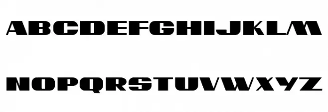 OTF® Glusp Bold Caratteri MAIUSCOLE