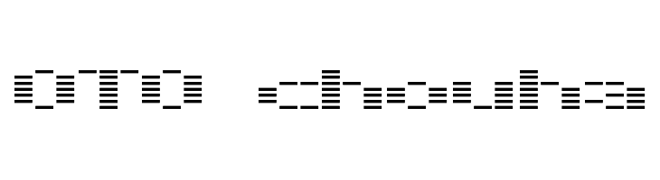 OTO chouha  font caratteri gratis