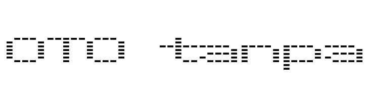 OTO tanpa  Frei Schriftart Herunterladen
