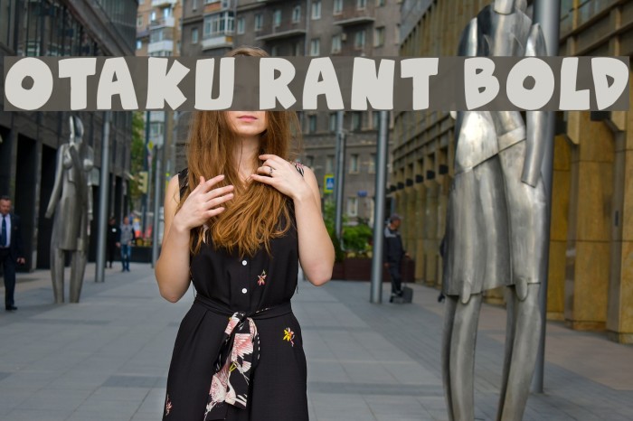 Otaku Rant Bold Font examples