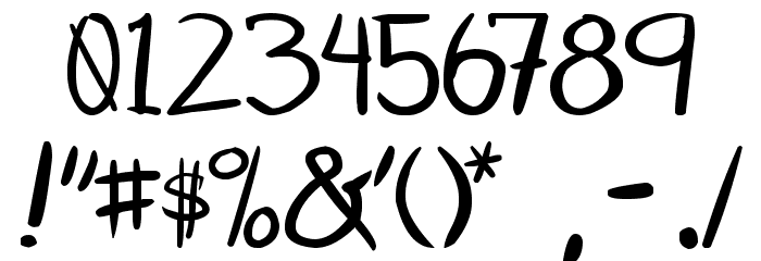 Otaku Rant Font OTHER CHARS
