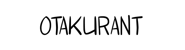 Otaku Rant Fonte