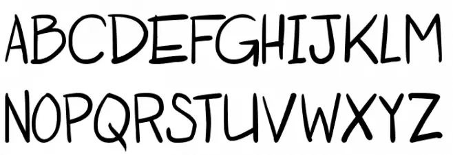 Otaku Rant Schriftart Groß