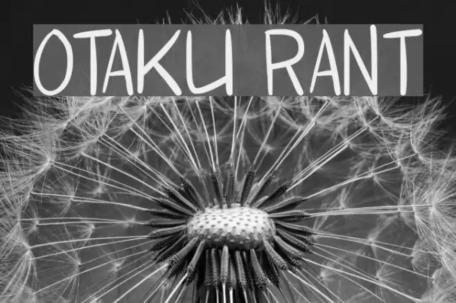 Otaku Rant Font examples