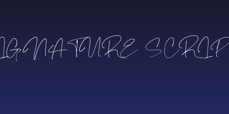 Otegan Signature Script Reguler Social Header