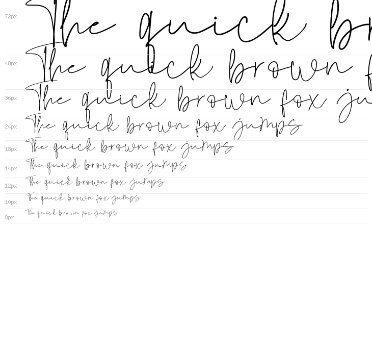 Otegan Signature Script Reguler Waterfall