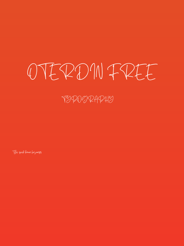 Oterdin Free Poster