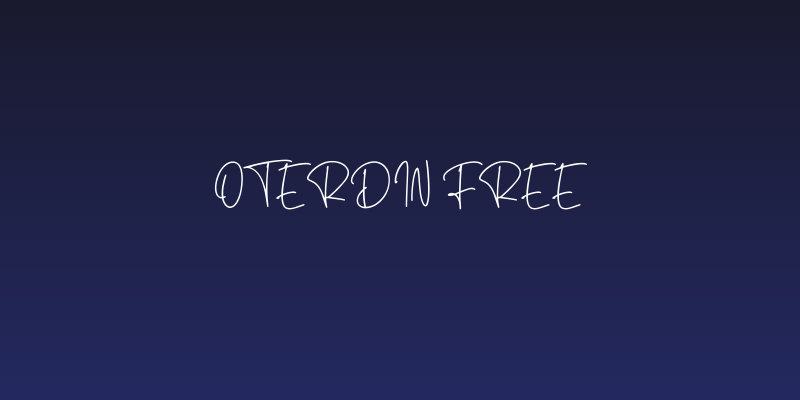 Oterdin Free Social Header