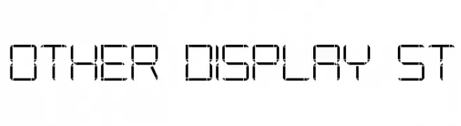 Other Display St  Descarca Fonturi Gratis
