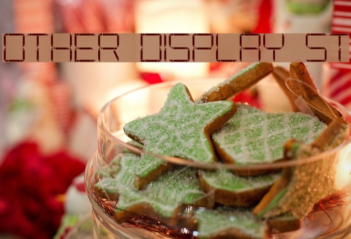 Other Display St फ़ॉन्ट examples