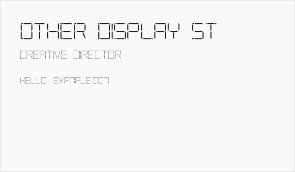 Other Display St Business Card