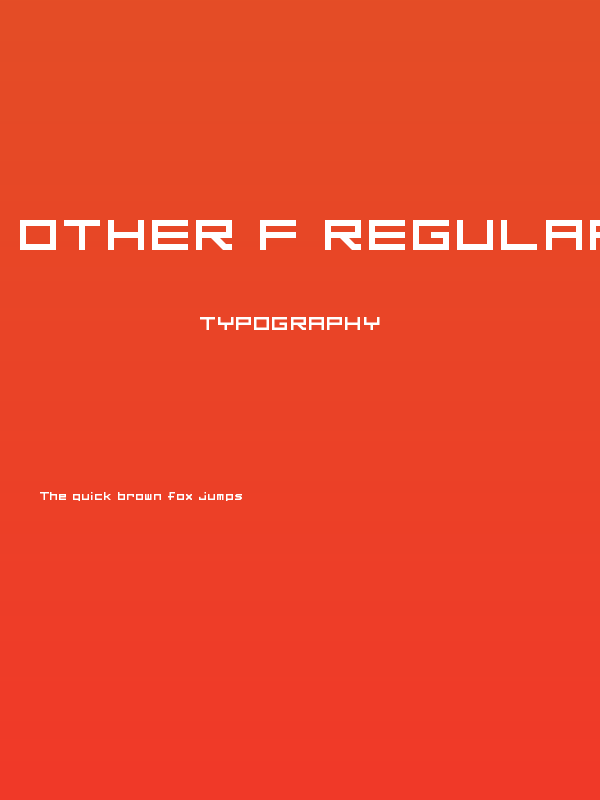 Other F Regular Poster