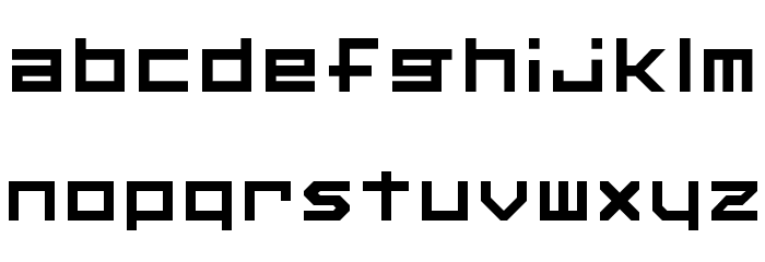 Other F Regular Font LOWERCASE