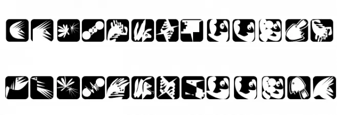 OtherShapes フォント 大文字