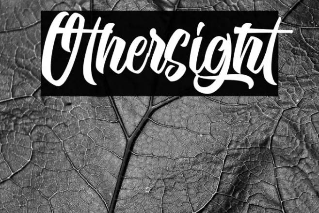 Othersight Font examples