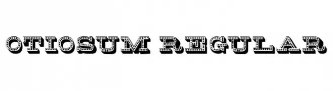 Otiosum Regular  Frei Schriftart Herunterladen