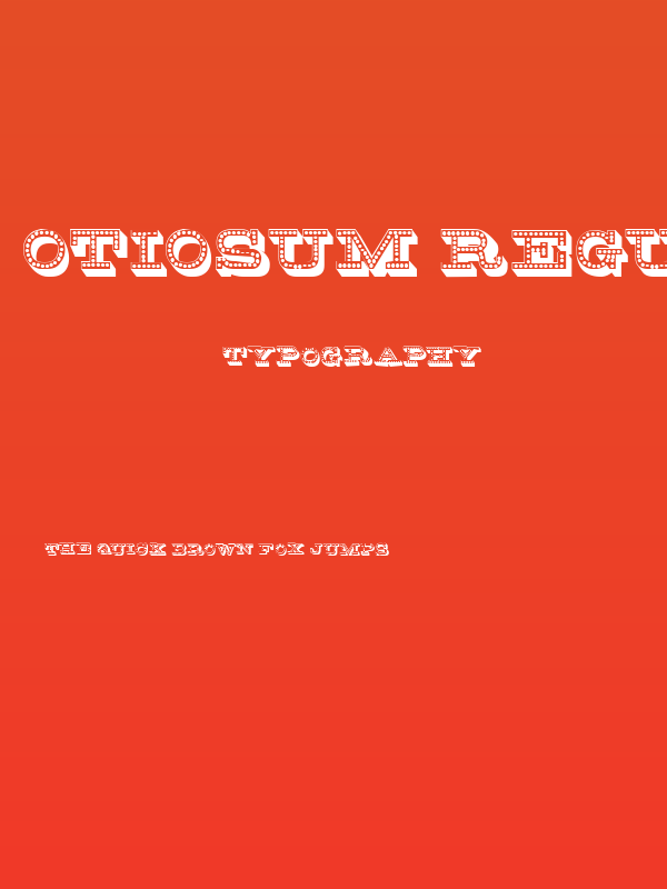 Otiosum Regular Poster