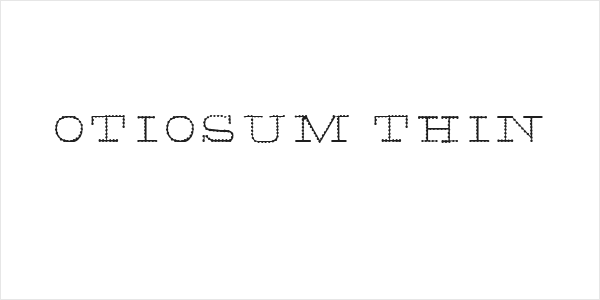 Otiosum Thin Logo