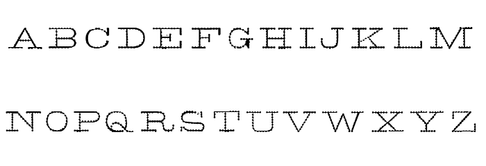 Otiosum Thin Font LOWERCASE